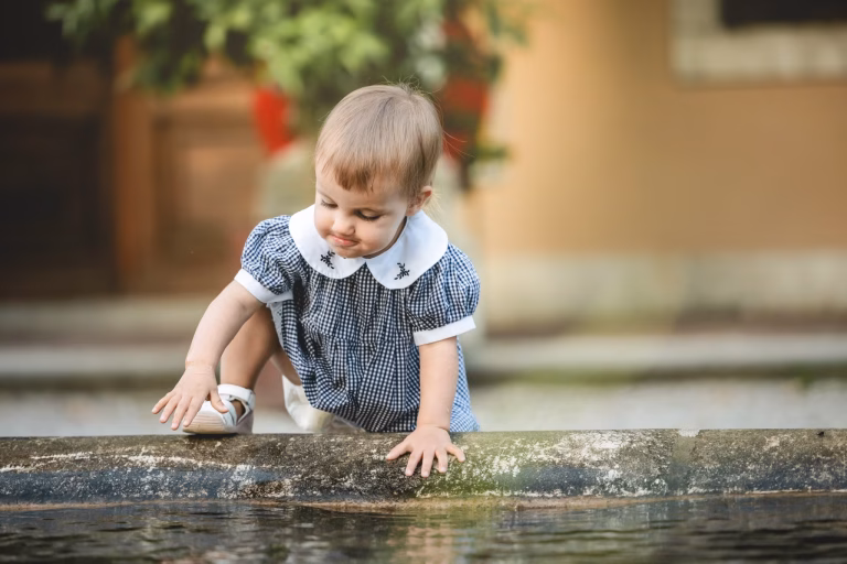 Natural family portrait session